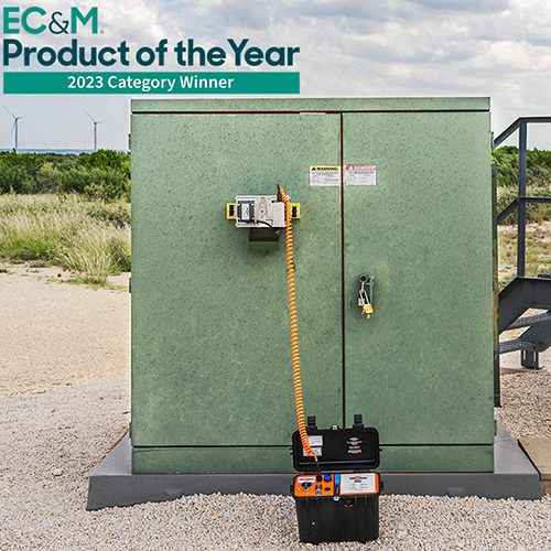 RSK-PMT installed with EC&M Product of the Year logo