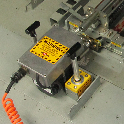 CBS ArcSafe RRS-3 HVF installed on HVF-style circuit breaker